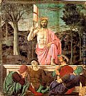 Piero Della Francesca Canvas Paintings - Resurrection